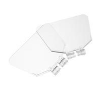 WHAMVOX Protection de banc assemblage oculaire 2pcs en plastique transparent avec accessoires pare-poussière pour meuleuse d’établi en milieu industriel 4.53x3.66in