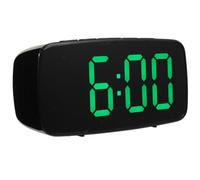 WHAMVOX Réveil Numérique LED Vert, Horloge Électrique Fine et Légère