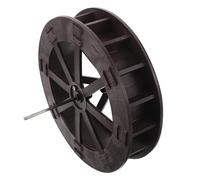 WHAMVOX Roue à Eau Décorative pour Fontaine Intérieure, Rotation Fluide Facile à Assembler en Plastique et Acier Inoxydable pour Paysage Aquatique Calme