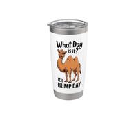 What Day Is It Hump Days Camel Happy HumpDay Mercredi Gobelet isotherme en acier inoxydable double paroi