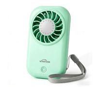 WHATOOK Mini ventilateur portatif, 11000 tr/min, puissant, avec 5 vitesses, 56 g, ultra léger, portable, pour les voyages et les déplacements, rechargeable par USB-C, pour le maquillage