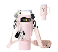 Whcctl Bouteille d'eau pour Stanley Cup 40oz, Stanley Cup Porte-Bouteille d'eau, Sac Stanley Cup avec Poche