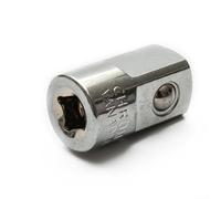 WheatThrive Adaptateur de douille 1/4 à 3/8" Réducteur en acier au chrome vanadium Foret électrique pour entretien de voiture, atelier, bricolage, utilisateurs de bricolage, design compact (1/4-1/2)