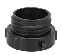 WheatThrive Adaptateur IBC, connecteur IBC, adaptateur S60x6, filetage BSP fin à grossier, joint étanche en plastique PE pour sortie de réservoir IBC