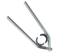 WheatThrive e démontage d'aérateur de robinet robuste pour nettoyer les filtres de robinet bouchés, argent, longueur 170 mm (acier au carbone long)