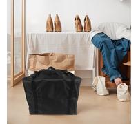 WheatThrive Housse de protection pour barbecue, sac de rangement portable, étui de transport pour barbecue Weber au charbon de bois, tissu Oxford imperméable, 58 x 36 x 41 cm, noir