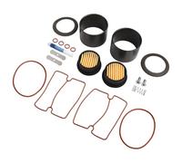 WheatThrive Kit de réparation pour compresseur d'air, pièces silencieuses sans huile 1500 W, 20 pièces avec bagues d'étanchéité et plaques de valve pour l'entretien