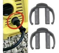 WheatThrive Lot de 2 clips en C, raccord rapide, pièce de lave-auto, accessoire de nettoyeur haute pression, adaptateur Karcher, pour K2 K3 K4 K5 K6 K7, gris