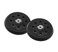 WheatThrive Lot de 2 Patins de ponçage, Plaque de Support, 125 mm, pour Ponceuse orbitale aléatoire Metabo SXE 325, SXE 425, SXE 450, SXE 3125, Auto-agrippant, polyuréthane hautement élastique
