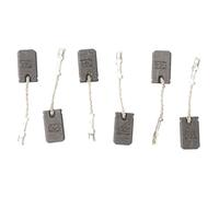 WheatThrive Lot de 6 balais de charbon pour meuleuse d'angle Bosch GWS12-125S GWS12-150S, E64 Auto-stop, 6 x 10 x 17 mm