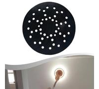WheatThrive Patin de ponçage, disque éponge de 215 mm, plateau de protection souple, ajustement rapide pour ponceuses murales, 215 mm, noir