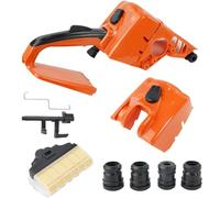 WheatThrive Poignée arrière, couvercle de cylindre, filtre à air pour tronçonneuse STIHL MS210 MS230 MS250, kit de remplacement avec tampons AV