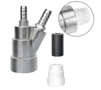 WheatThrive Sableuse, buse de sablage, pistolet en acier inoxydable avec pointe en carbure de bore de 8 mm pour boîte manuelle, outil de polissage efficace