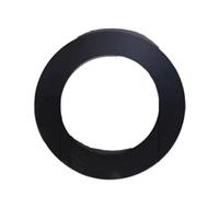WheatThrive Tuyau de cheminée, conduit de cheminée, tuyau de poêle à bois, cheminée en acier inoxydable, noir, 150 mm de diamètre, finition peinture résistante à la chaleur, collier mural inclus, pour