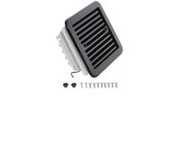 WheatThrive Ventilateur d'aération 12 V pour camping-car, ventilateur d'échappement latéral avec volets, débit pour caravane, camping-car, remorque, 2,4 W à faible bruit, blanc