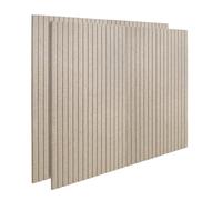 Whemyreat Lot de 2 grands tableaux d'affichage en feutre avec 30 punaises - 80 x 120 cm - Avec dos autocollant - Pour murs - Décoratif - Marron clair