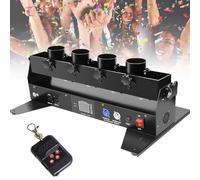 WhFKLca Lance-Confettis Professionnel,Portée De 8 à 10 MèTres 4Shots