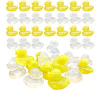 Whiskey Stones Set 100 pieces Duck - Shape Reusable Drinking Cold Cube Ice | Ice Stone for Party Bar Home Kitchen Picnic Camping Backyard | BBQ Restaurant Café Whiskey Stones Set 100 pièces Duck Shape