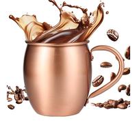 Whiskeygläser - KWhiskeygläser Upfer Becher, Handgefertigte 530 ml Gehämmerte Trinkgefäße, FassungsvermögeGehämmerte Kupferbecher - Für Weihnachten Küche Bar und Das Trinken Von Wasser Tee Bier