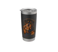 Whisky Rottweiler Gobelet isotherme en acier inoxydable double paroi