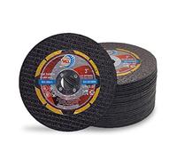 Whitby Abrasives Lot de 25 disques à tronçonner grain moyen pour meuleuse d'angle, 7,6 x 0,114 x 1 cm, multi-usages pour acier, acier inoxydable et fonte