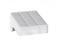 White 24 Grid Storage Box for Phone Screen Tools | 24 individual grids, holds screen protectors, cases, tools, white finish, efficient sorting