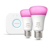Philips Hue White And Color Ambiance E27 Kit De Démarrage 2 Ampoules Connectées