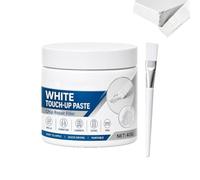 White Furniture Touch-Up Paste with Brush,Wood Repair Paste (1PCS)