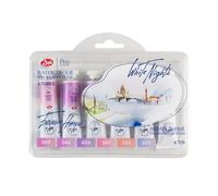 White Nights Nevskaya Palitra Lot de 6 aquarelles professionnelles extra fines de 10 ml en plastique Correx par Nevskaya Palitra (ensemble de fleurs de rose)
