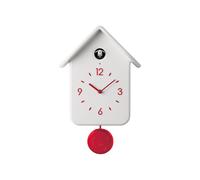 White 'QQ' HORLOGE À COUCOU AVEC PENDULE "HOME"