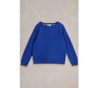 White Stuff Bank Jumper Bright Blue Taille: 12 | Outlet | Femme | Bleu