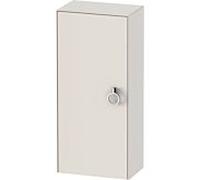 Duravit White Tulip armoire semi-haute WT1323L3939 40 x 24 cm, soie blanche nordique 2000 , porte match1 sur la gauche avec poignée, 2 étagères en verre