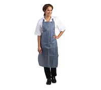 Whites Chefs Apparel Tablier de cuisine imperméable en nylonà rayures bleues et blanches