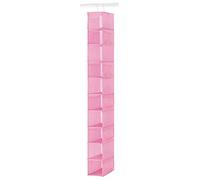 Whitmor 10-Shelf Tissu à Suspendre en Maille Filet Organiseur de placards W/Poches pour Accessoires, Rose