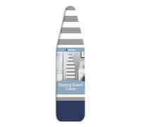 Whitmor Housse de Planche à Repasser, Coton, Gris Bleu, 137,2 x 38,1 cm