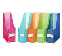 Whitmor Lot de 5 organiseurs pour Livres et Magazines, Multicolore, Coloris Assortis, Set of 5