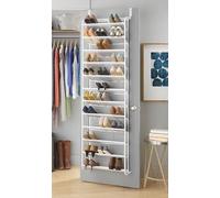 Whitmor, Organisateur de Chaussures Blanc 36 Paires au-Dessus de la Porte