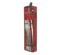 Whitmor Organiseur pour emballage cadeau, coton enduit acrylique, rouge, 109,2 x 38,1 x 12,7 cm
