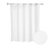 Whitmor Rideau de Douche uni sans Crochet, 180,3 x 203,2 cm