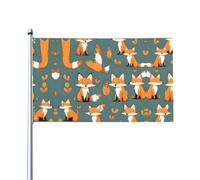WHJDPP Drapeaux décoratifs d'extérieur en polyester de haute qualité pour cour, terrasse et présentations festives 0,9 x 1,5 m
