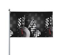 WHJSHOP Drapeau décoratif d'extérieur en polyester de haute qualité pour jardin, terrasse et présentoirs festifs 0,9 x 1,5 m