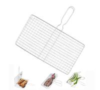 Whnbuij Grill Basket pour Légumes Grande Grille de Cuisson Portable