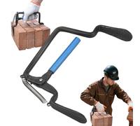 Whnbuij Pince pour briques portables, pinces en acier résistant pour briques | Aide au transport dans les projets de construction avec poignées confortables pour la rénovation de la maison