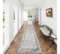 Whnoorher Tapis d'intérieur Long et étroit, Tapis de Couloir à Poils Courts
