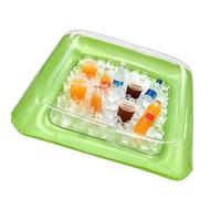 Whoasyst Bac à glaçons gonflable pour piscine - Refroidissement de vos boissons - Plateau flottant pour enfants et adultes