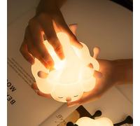 WholeSome Tech. Veilleuse pour Enfants, Lampe en Silicone Tactile, Rechargeable, Veilleuse Temporisée avec Fonction Tactile, Deco rassurante pour Chambre d'Enfant (Mouton 2)