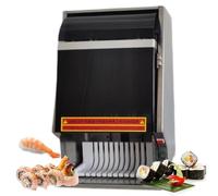 WHRAOY Machine À Découper Les Sushis - Bureau Automatique (8 À 12 Tranches) | Tranchage Précis En 8,10,12 Portions, For Un Usage Quotidien À La Maison Et Au Restaurant.(12slices)