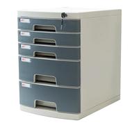 Whsmke Classeur De Bureau Verrouillable, Support De Rangement Multi-tiroirs | Boîte Rangement Dossiers A4 Pour Fournitures De Bureau, Archives De Documents Classifiés Pour La Finance(5-layersB)