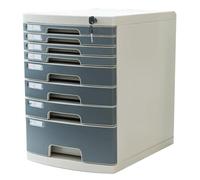 Whsmke Classeur De Bureau Verrouillable, Support De Rangement Multi-tiroirs | Boîte Rangement Dossiers A4 Pour Fournitures De Bureau, Archives De Documents Classifiés Pour La Finance(8-layersB)