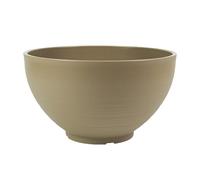 Whtkoph Bol de Jardin, Jardinière, Pot de Fleurs Flottant, Centre de Table, Bonsaï Unique, Pot de Fleurs, Pot de Nénuphar pour Balcon, Jaune Terreux, 30cm